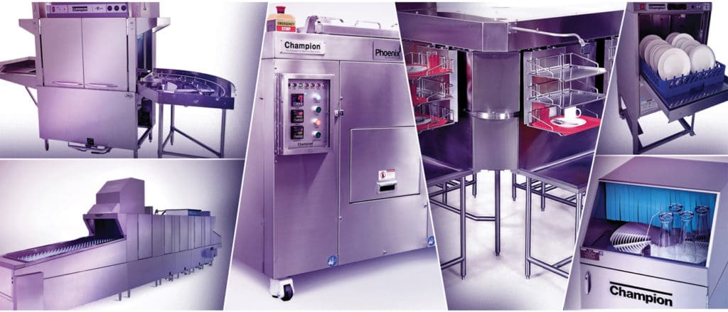 Commercial Dishwashers and Warewashing Kitchen Equipment Products, Champion Industries, Ali Group