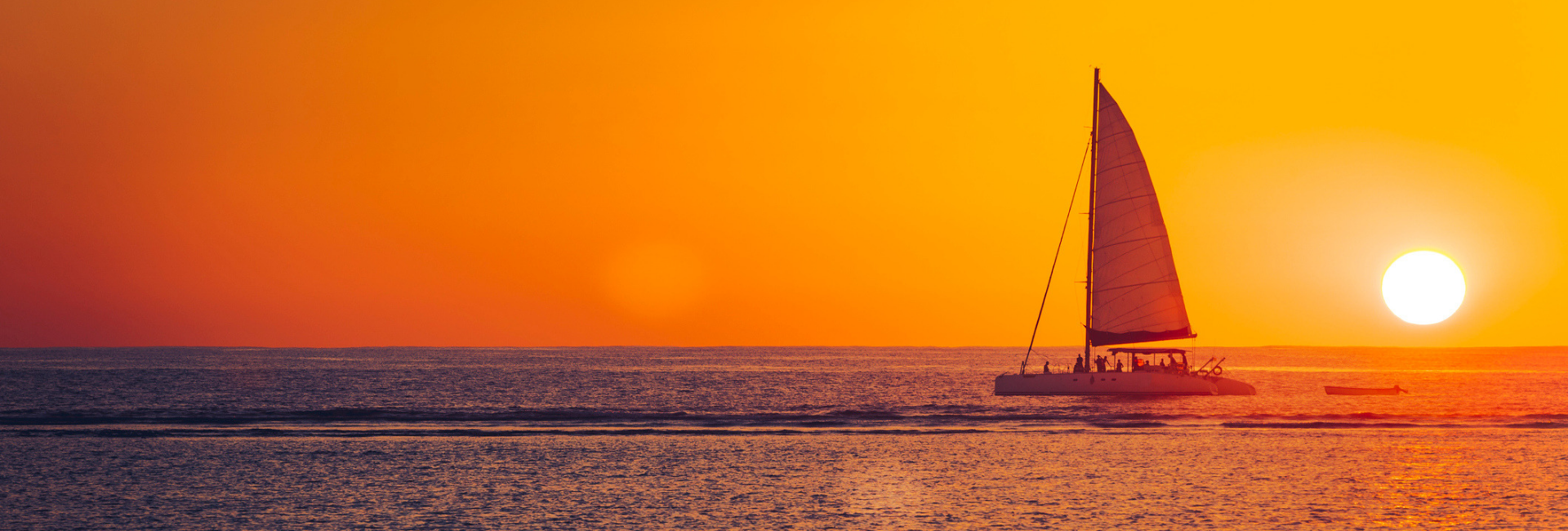 smooth sailing sunrise photo