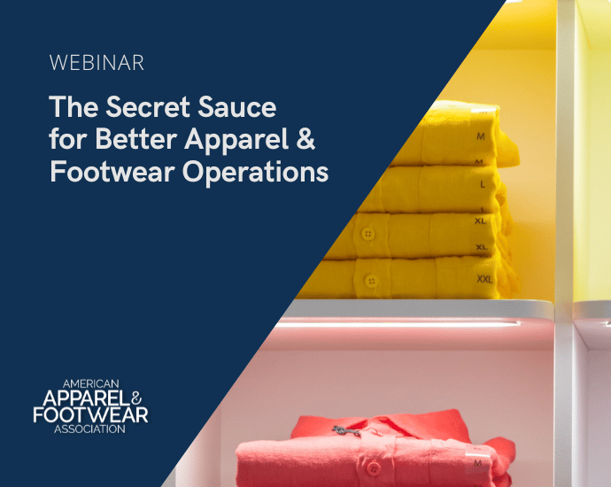 The Secret Sauce for Better Apparel and Footwear Operations webinar