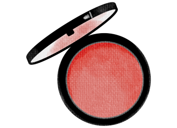 A blush compact.