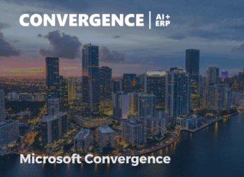 Microsoft Convergence Conference: AI+ERP